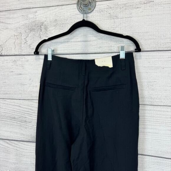 A New Day Women's Black High Rise Trouser Pants Size 4 - Picture 7 of 9